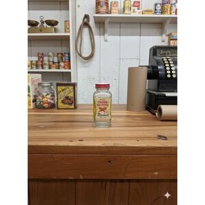 Vintage Barnett Empty Crushed Red Pepper Spice Jar With Lid